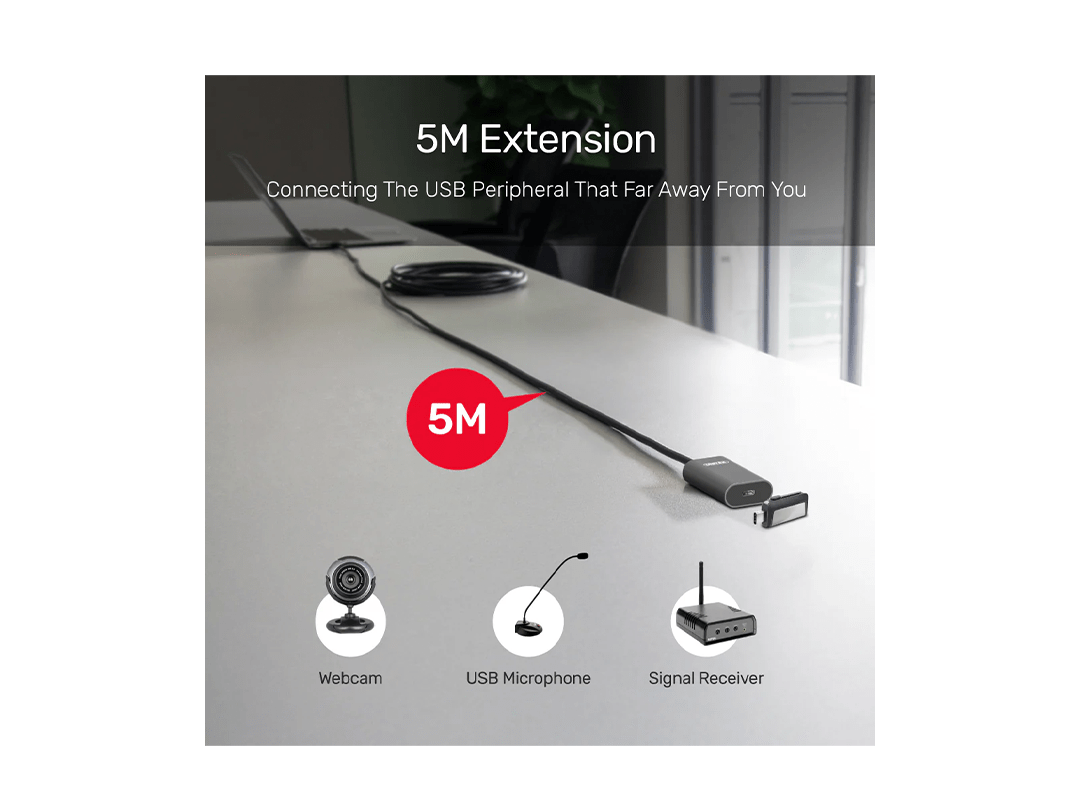 Unitek USB-C Active Extension Cable 5M in Qatar Unitek USB-C Active Extension Cable 5M in Qatar